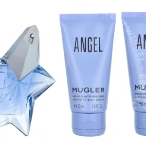 Thierry Mugler Angel Giftset 125ml Edp Spray 25ml/Body Lotion 50ml/ Shower Gel 50ml fles