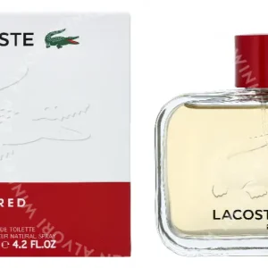 Lacoste Red Pour Homme Edt Spray 125ml  fles en verpakking