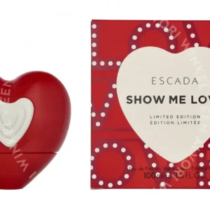 Escada Show Me Love Edp Spray 100ml Limited Edition fles en verpakking