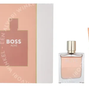 Hugo Boss Alive Giftset 125ml Edp Spray 50ml/Body Lotion 75ml fles en verpakking