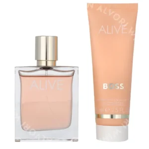 Hugo Boss Alive Giftset 125ml Edp Spray 50ml/Body Lotion 75ml fles