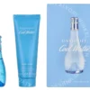 Davidoff Cool Water Woman Giftset 115ml Edt Spray 30ml/Body Lotion 75ml fles en verpakking