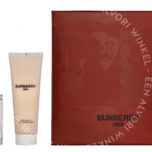 Burberry Her Giftset 125ml Edp Spray 50ml/Body Lotion 75ml fles en verpakking