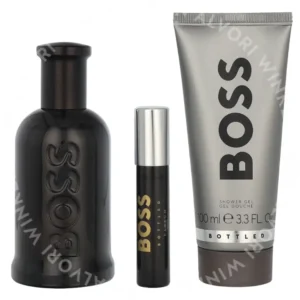 Hugo Boss Bottled Giftset 210ml Edp Spray 100ml/ Edp Spray 10ml/Shower Gel 100ml fles