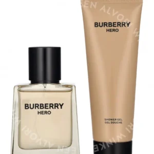 Burberry Hero Giftset 125ml Edt Spray 50ml/Shower Gel 75ml fles