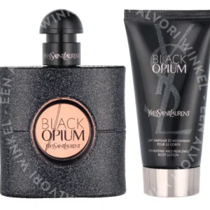 YSL Black Opium Giftset 100ml EDP 50 ml/Body Lotion 50 ml/Travel Selection fles