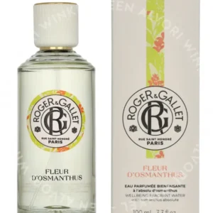 Roger & Gallet Fleur D'Osmanthus Wellbeing Fragrant Water 100ml Natural Spray fles en verpakking