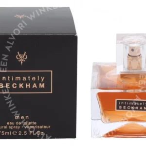 David Beckham Intimately Men Edt Spray 75ml  fles en verpakking