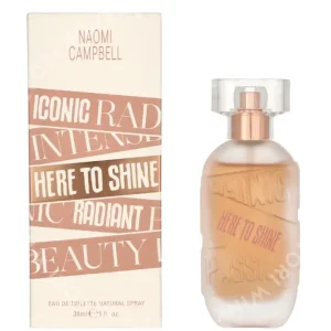 Naomi Campbell Here To Shine Edt Spray 30ml  fles en verpakking