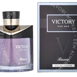 Rasasi Victory For Men Edp Spray 100ml  fles en verpakking