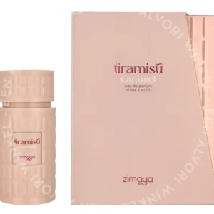 Zimaya Tiramisu Caramel Edp Spray 100ml  fles en verpakking