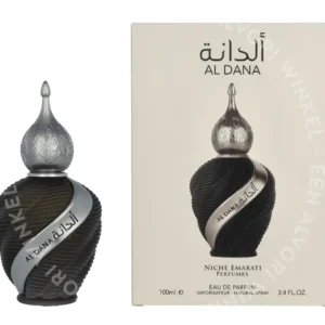 Lattafa Niche Emarati Al Dana Edp Spray 100ml  fles en verpakking