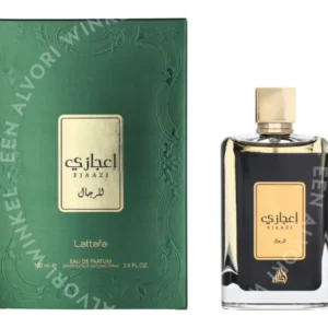 Lattafa Ejaazi Edp Spray 100ml  fles en verpakking