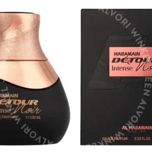 Al Haramain Detour Noir Intense Edp Spray 100ml  fles en verpakking