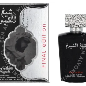 Lattafa Sheikh Al Shuyukh Edp Spray 100ml  fles en verpakking