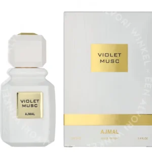 Ajmal Violet Musc Edp Spray 100ml  fles en verpakking