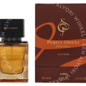 Ajmal Purely Orient Pathcouli Edp Spray 75ml  fles en verpakking