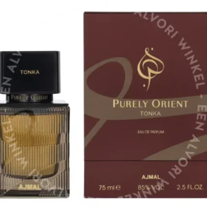Ajmal Purely Orient Tonka Edp Spray 75ml  fles en verpakking