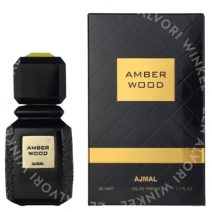 Ajmal Amber Wood Edp Spray 50ml  fles en verpakking