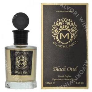 Monotheme Venezia Black Label Black Oud Edp Spray 100ml  fles en verpakking
