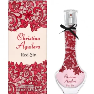 Christina Aguilera Red Sin Edp Spray 50ml  fles en verpakking