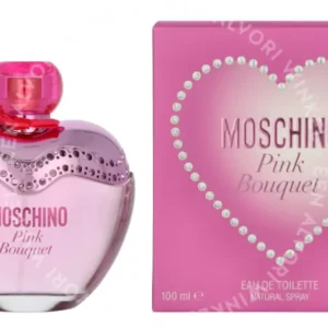 Moschino Pink Bouquet Edt Spray 100ml  fles en verpakking
