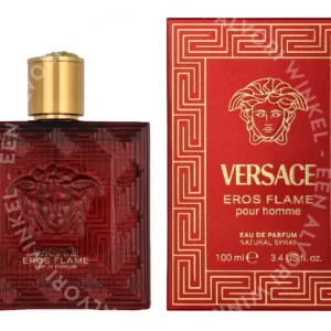 Versace Eros Flame Edp Spray 100ml  fles en verpakking