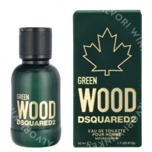 Dsquared2 Green Wood Edt Spray 50ml Pour Homme fles en verpakking