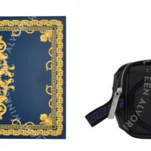 Versace Eros Pour Homme Giftset 110ml Edp Spray 100ml/Edp Spray 10ml/Toiletbag fles en verpakking