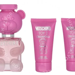 Moschino Toy 2 Bubble Gum Giftset 150ml Edt Spray 50ml/Scented Shower Gel 50ml/Scented Body Milk 50ml fles