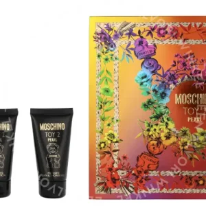 Moschino Toy 2 Pearl Giftset 150ml Edp Spray 50ml/Bath & Shower Gel 50ml/Body Lotion 50ml fles en verpakking