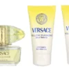 Versace Yellow Diamond Giftset 150ml Edt Spray 50ml/Bath & Shower Gel 50ml/Body Lotion 50ml fles