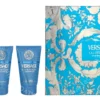 Versace Eau Fraiche Giftset 150ml Edt Spray 50ml/Bath & Shower Gel 50ml/Aftershave Balm 50ml fles en verpakking