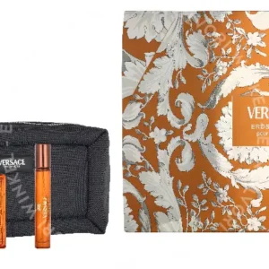 Versace Eros Najim Giftset 110ml Parfum 100ml/Parfum 10ml/Pouch fles en verpakking