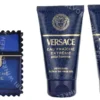 Versace Eau Fraiche Extreme Giftset 150ml Edp Spray 50ml/Bath & Shower Gel 50ml/Aftershave Balm 50ml fles