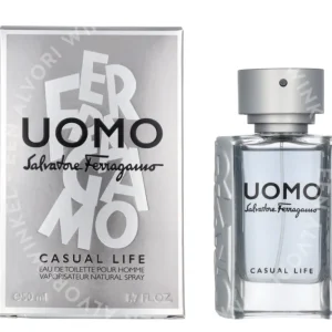 S. Ferragamo Uomo Casual Life Edt Spray 50ml  fles en verpakking