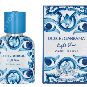 Dolce & Gabbana Light Blue Capri In Love Pour Homme Edp Spray 50ml  fles en verpakking