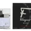 S. Ferragamo F By Ferragamo Black Edt Spray 100ml  fles en verpakking
