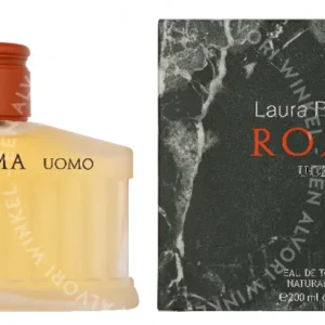 Laura Biagiotti Roma Uomo Edt Spray 200ml  fles en verpakking