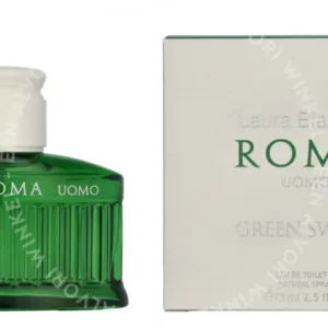 Laura Biagiotti Roma Uomo Green Swing Edt Spray 75ml  fles en verpakking