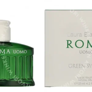 Laura Biagiotti Roma Uomo Green Swing Edt Spray 125ml  fles en verpakking