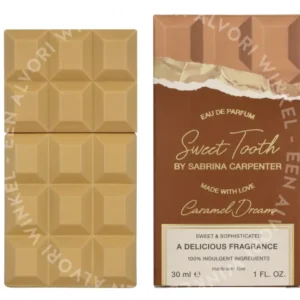 Sabrina Carpenter Sweet Tooth Caramel Dream Edp Spray 30ml  fles en verpakking