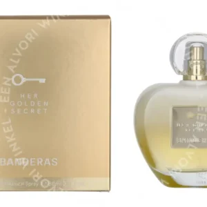 A. Banderas Her Golden Secret Edt Spray 80ml  fles en verpakking