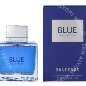 A. Banderas Blue Seduction For Men Edt Spray 100ml  fles en verpakking