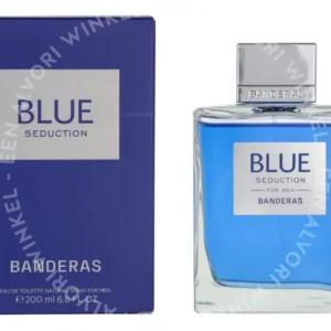A. Banderas Blue Seduction For Men Edt Spray 200ml  fles en verpakking