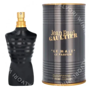 J.P. Gaultier Le Male Le Parfum Edp Spray Intense 75ml  fles en verpakking