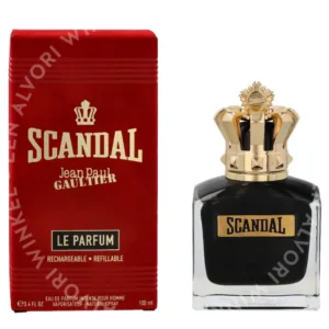 J.P. Gaultier Scandal Le Parfum Pour Homme Edp Spray 100ml Refillable fles en verpakking