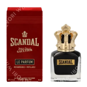 J.P. Gaultier Scandal Le Parfum Pour Homme Edp Spray 50ml Intense / Refillable fles en verpakking
