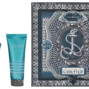 J.P. Gaultier Le Male Giftset 200ml Edt Spray 125ml/Shower Gel 75ml fles en verpakking