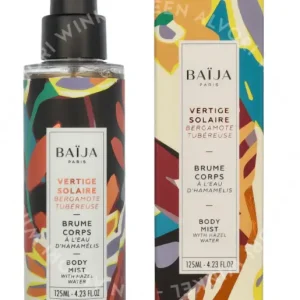 Baija Vertige Solaire Body Mist Bergamot Tuberosa 125ml  fles en verpakking